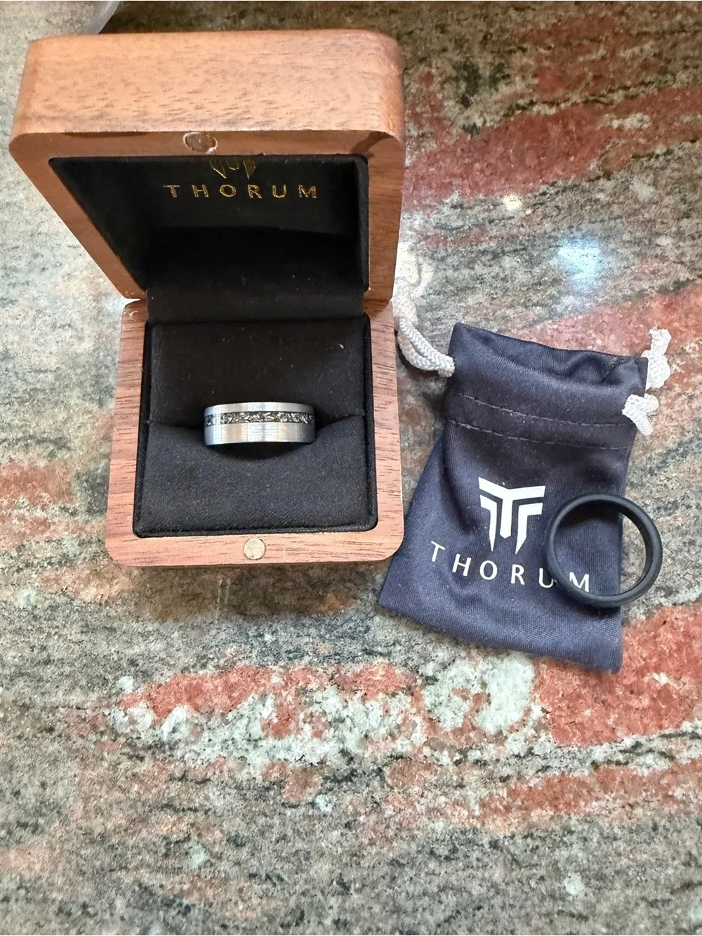 Thorium - The Thor Men’s Ring - box & rubber band included
